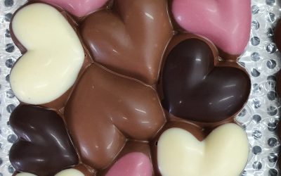 Szívküldi Valentin napi Belga tejcsokoládé